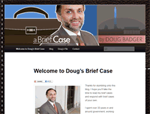 Tablet Screenshot of dougsbriefcase.com